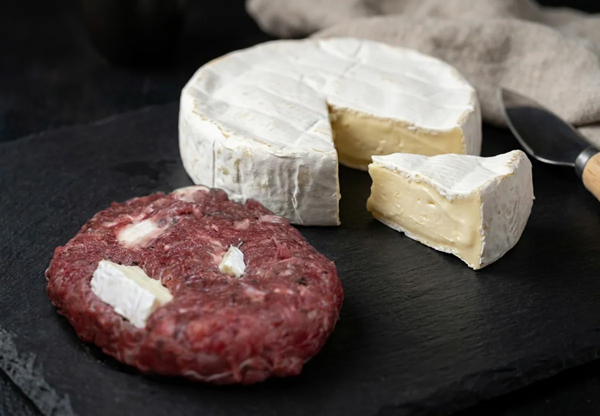 Hamburguesa de queso brie y trufa